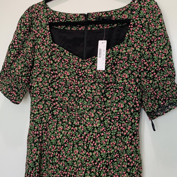 J crew floral midi cottage core fairy romantic dress size 10 new boho cottage c - Picture 5 of 14